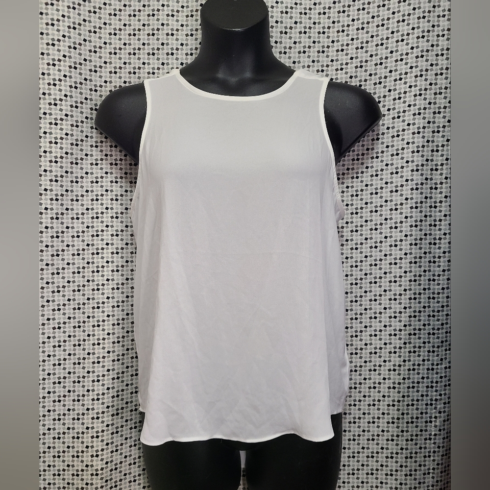 Express Basic Chiffon Tank Size Lg